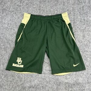 Baylor Bears Shorts Mens‎ Small Green Gold Nike Dri-Fit Athletic Basketball NCAA